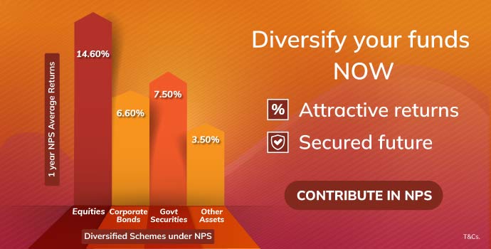 Diversify your investment portfolio graph with NPS contributions