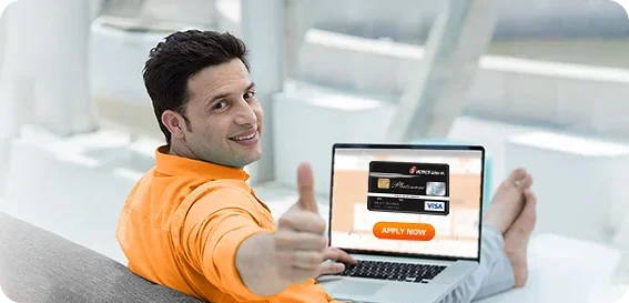Get business credit cards in just 2 steps
